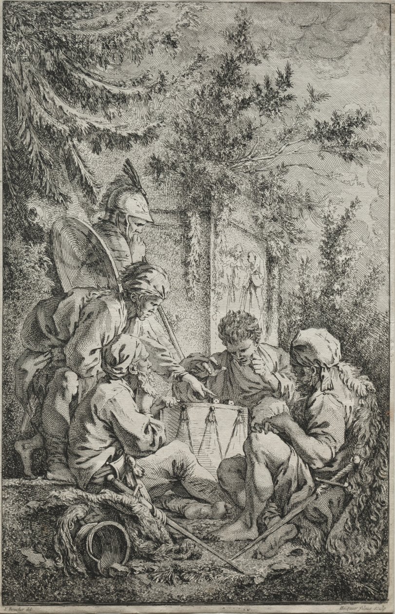 Den første garde. av Gabriel Huquier
