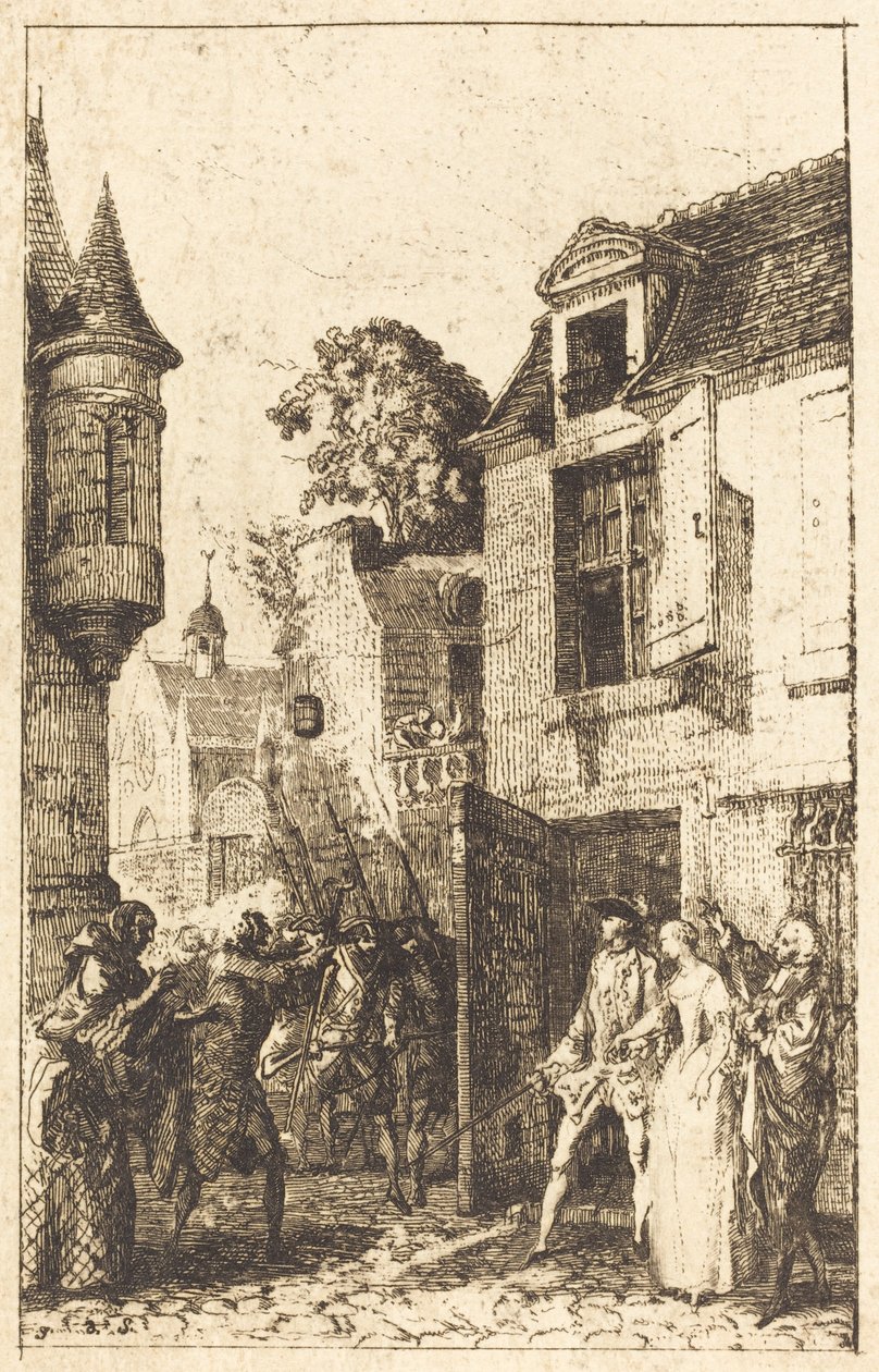 Vi tenker aldri på alt av Gabriel Jacques de Saint Aubin