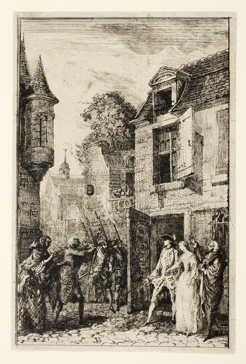 Man tenker aldri på det i det hele tatt av Gabriel Jacques de Saint Aubin