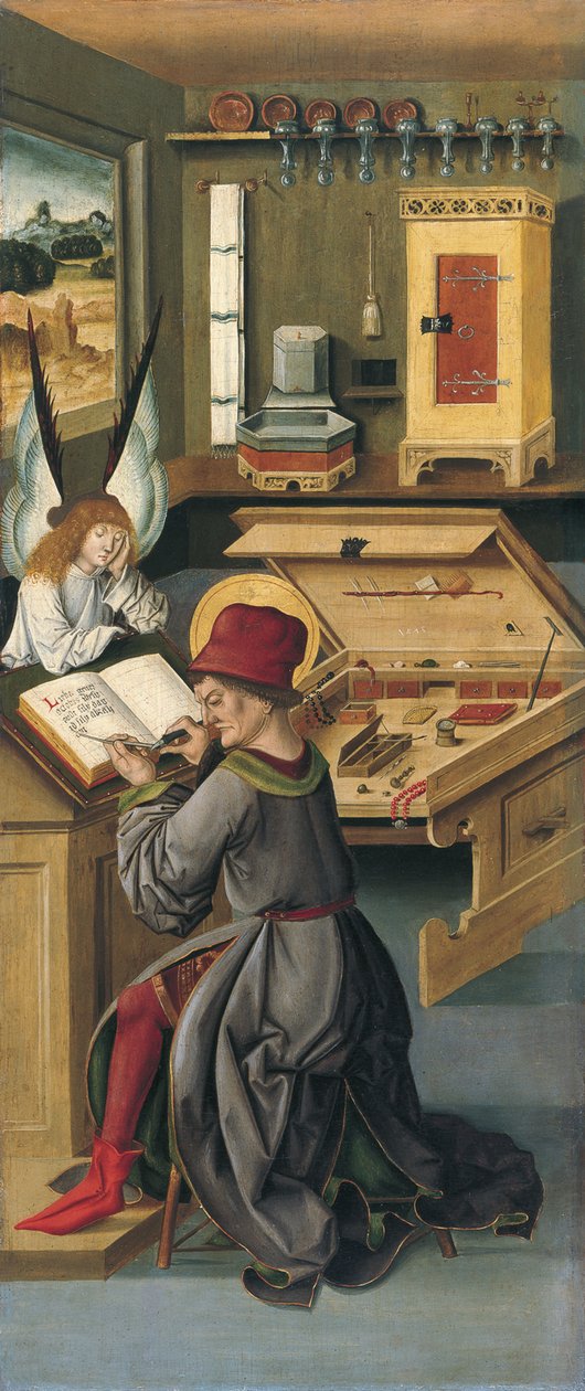Den hellige Matteus evangelisten, 1478 av Gabriel Mälesskircher