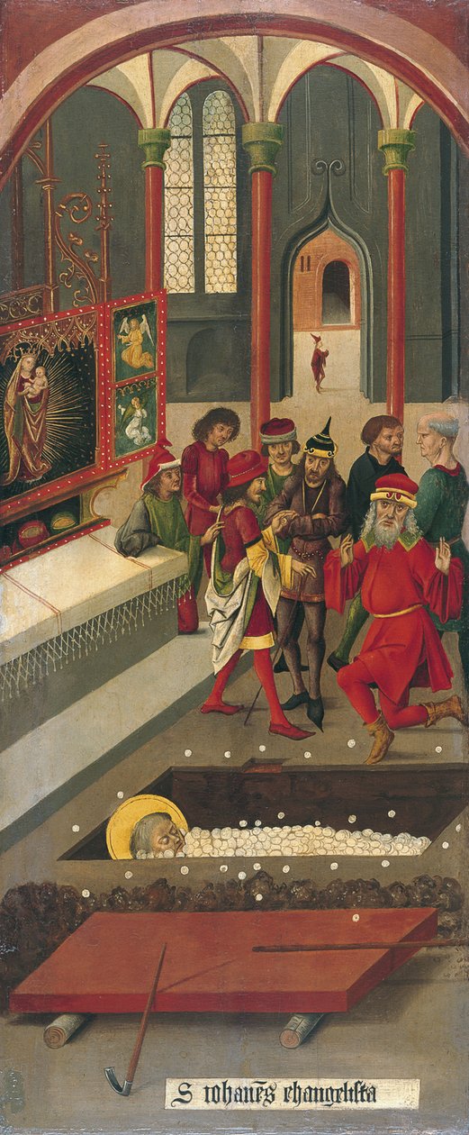 Vertens mirakel ved Saint Johns grav, 1478 av Gabriel Mälesskircher