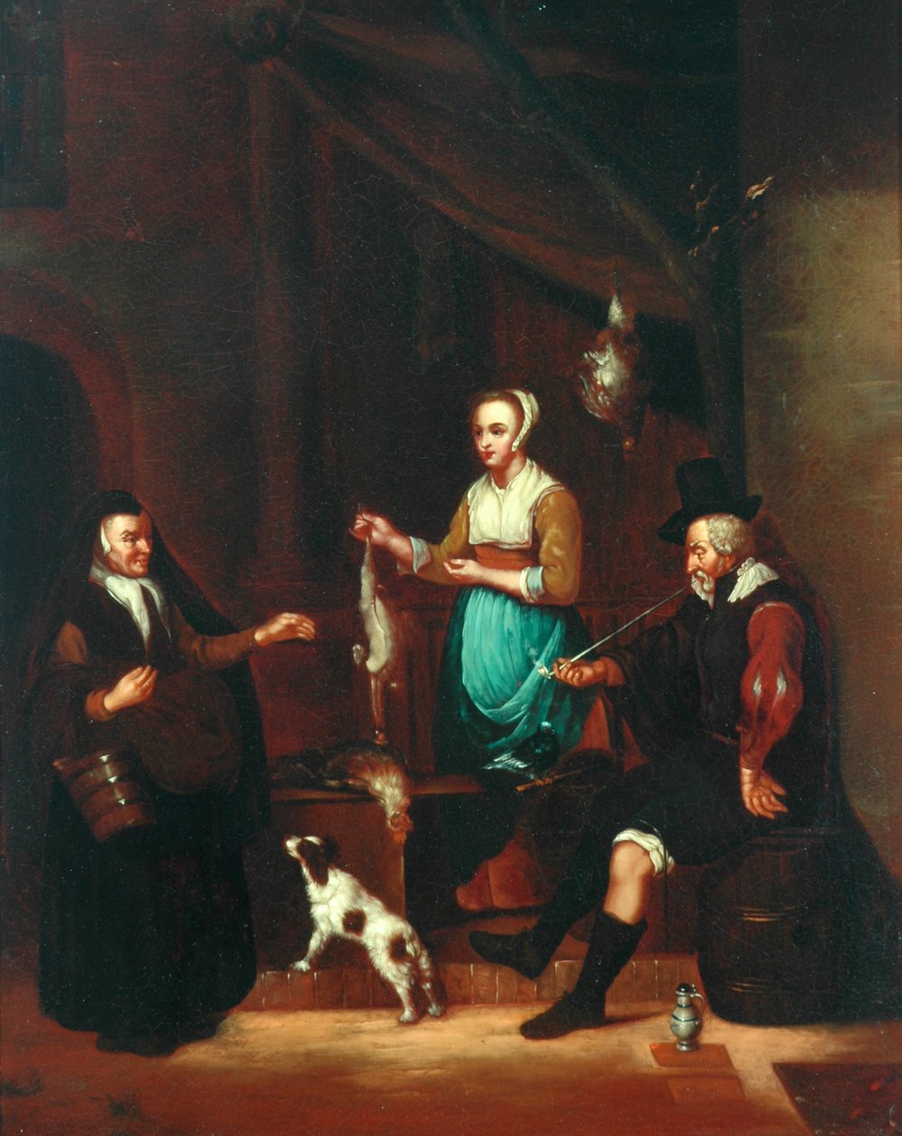 Fjærkrehandleren av Gabriel Metsu