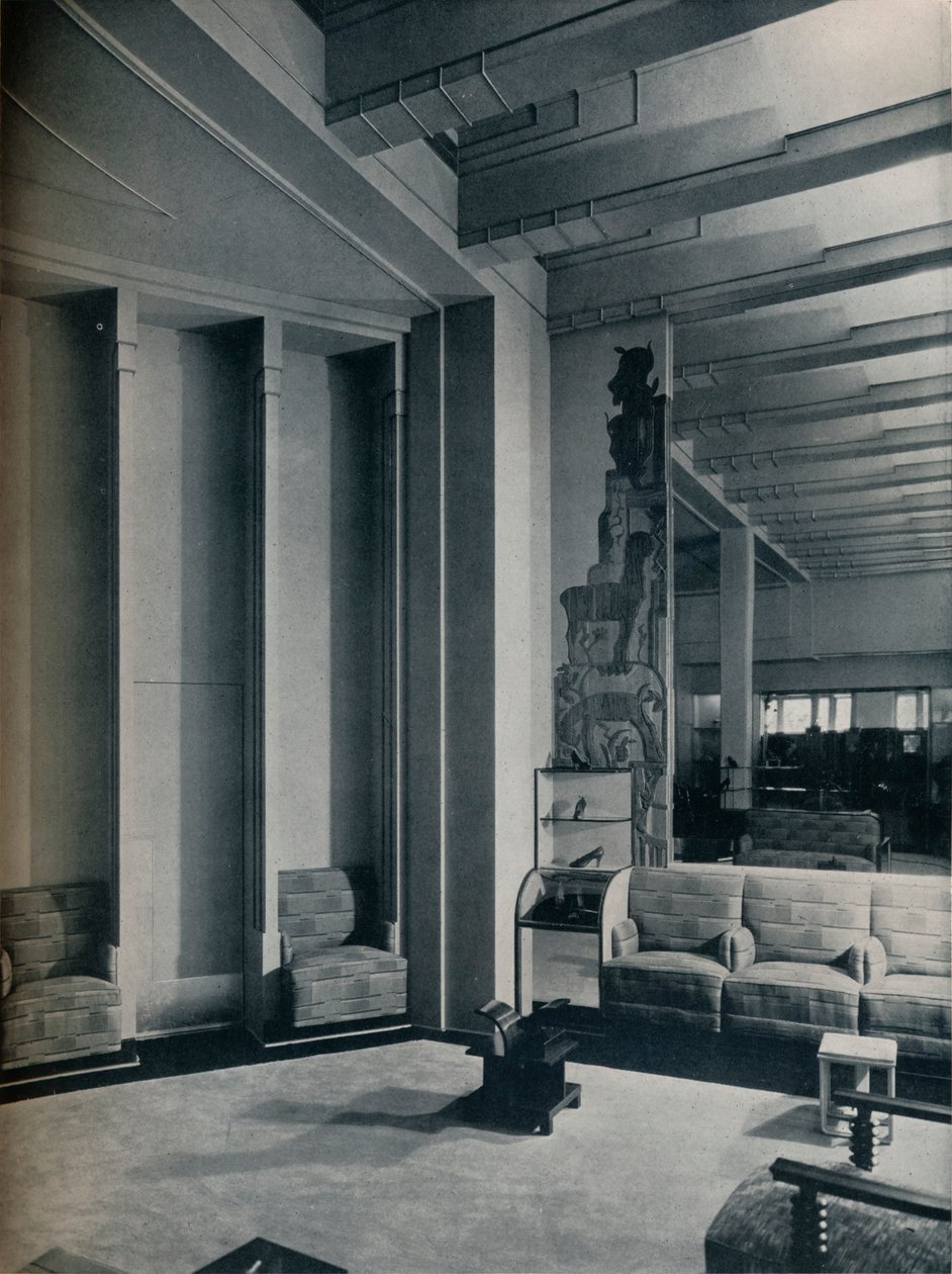 Corner of Shoe Salon, Roos Bros., San Francisco., 1930 av Gabriel Moulin