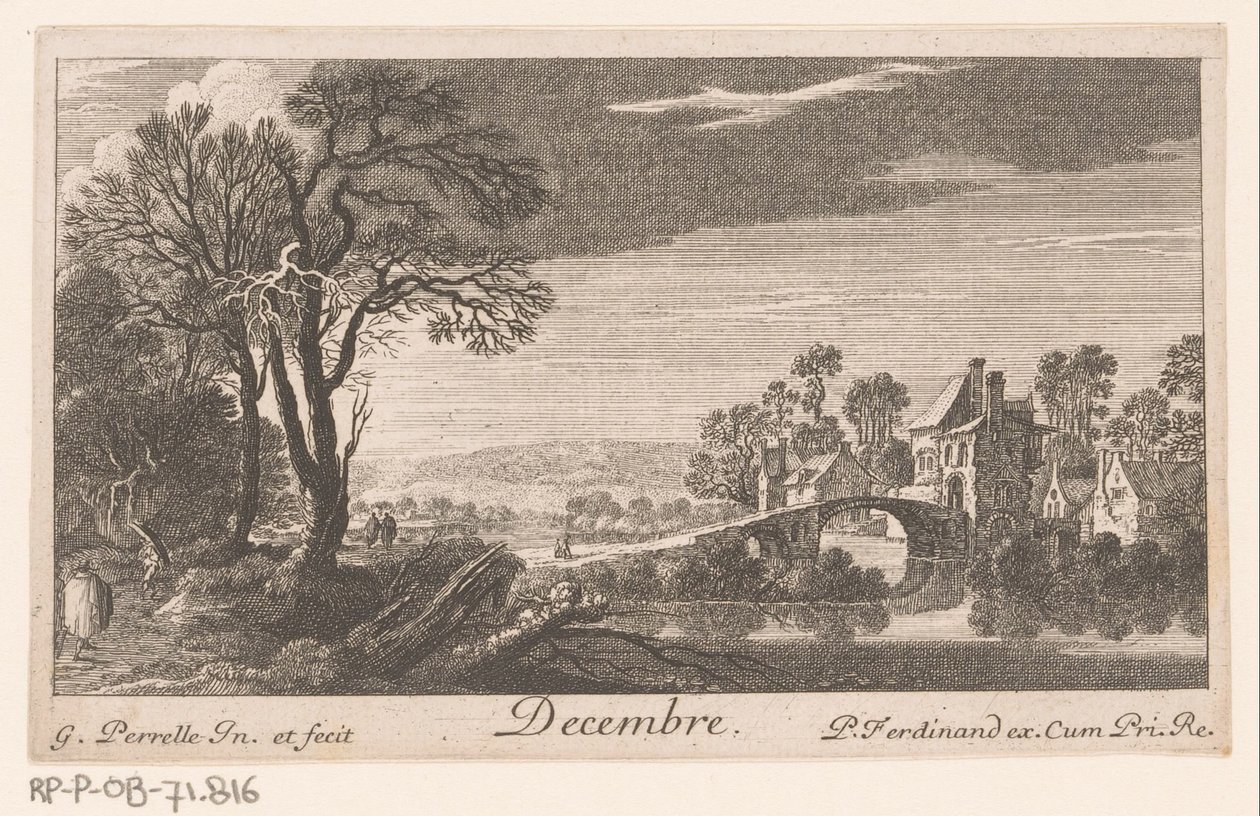 desember desember (tittel på objekt) Tolv måneder (serietittel) av Gabriel Perelle