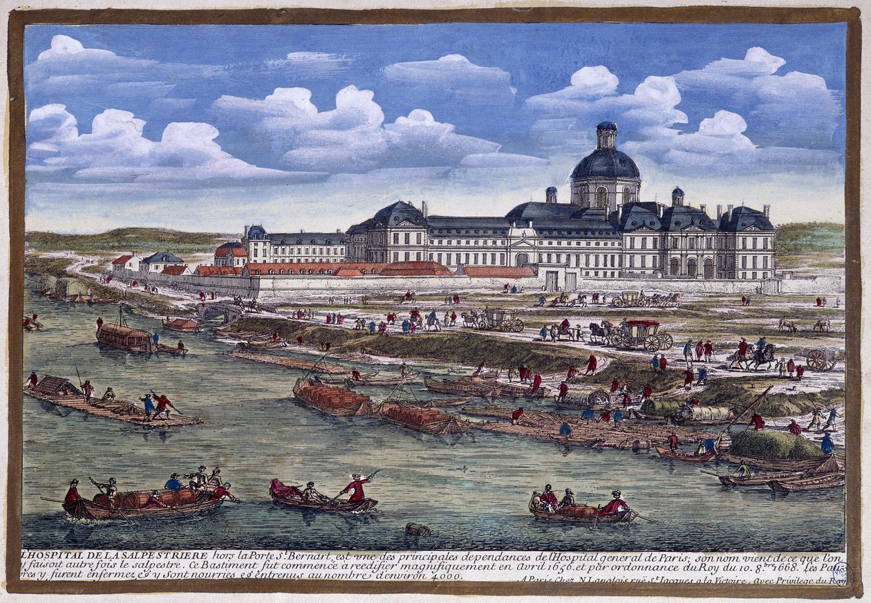 Salpetriere sykehus av Gabriel Perelle