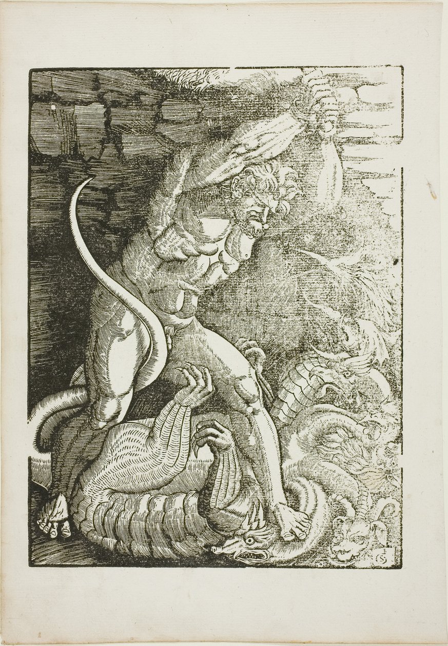 Hercules Killing the Lernean Hydra, fra Scenes from the Life of Hercules av Gabriel Salmon