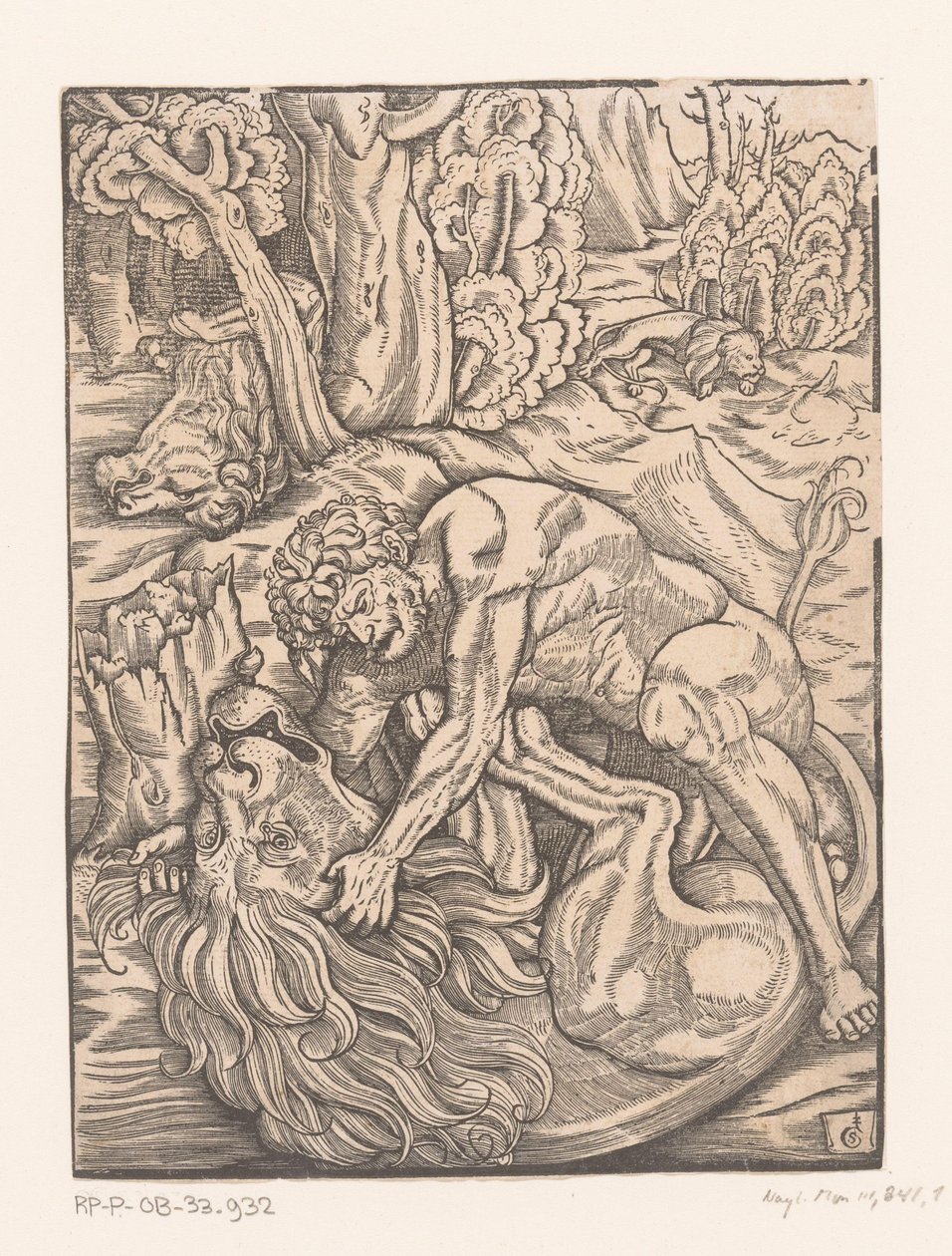 Hercules kjemper mot Nemean-løven Labours of Hercules (serietittel) av Gabriel Salmon