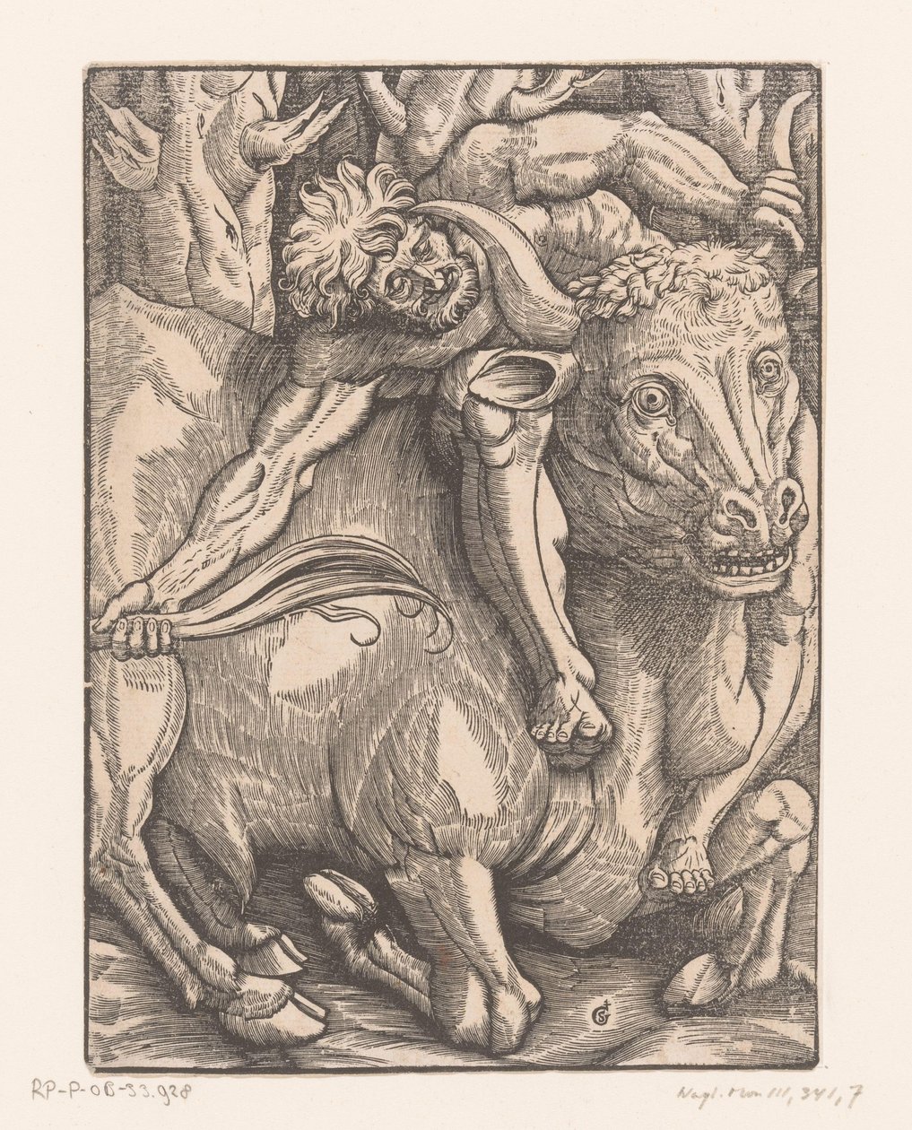 Hercules bryter med Achelous Labours of Hercules (serietittel) av Gabriel Salmon