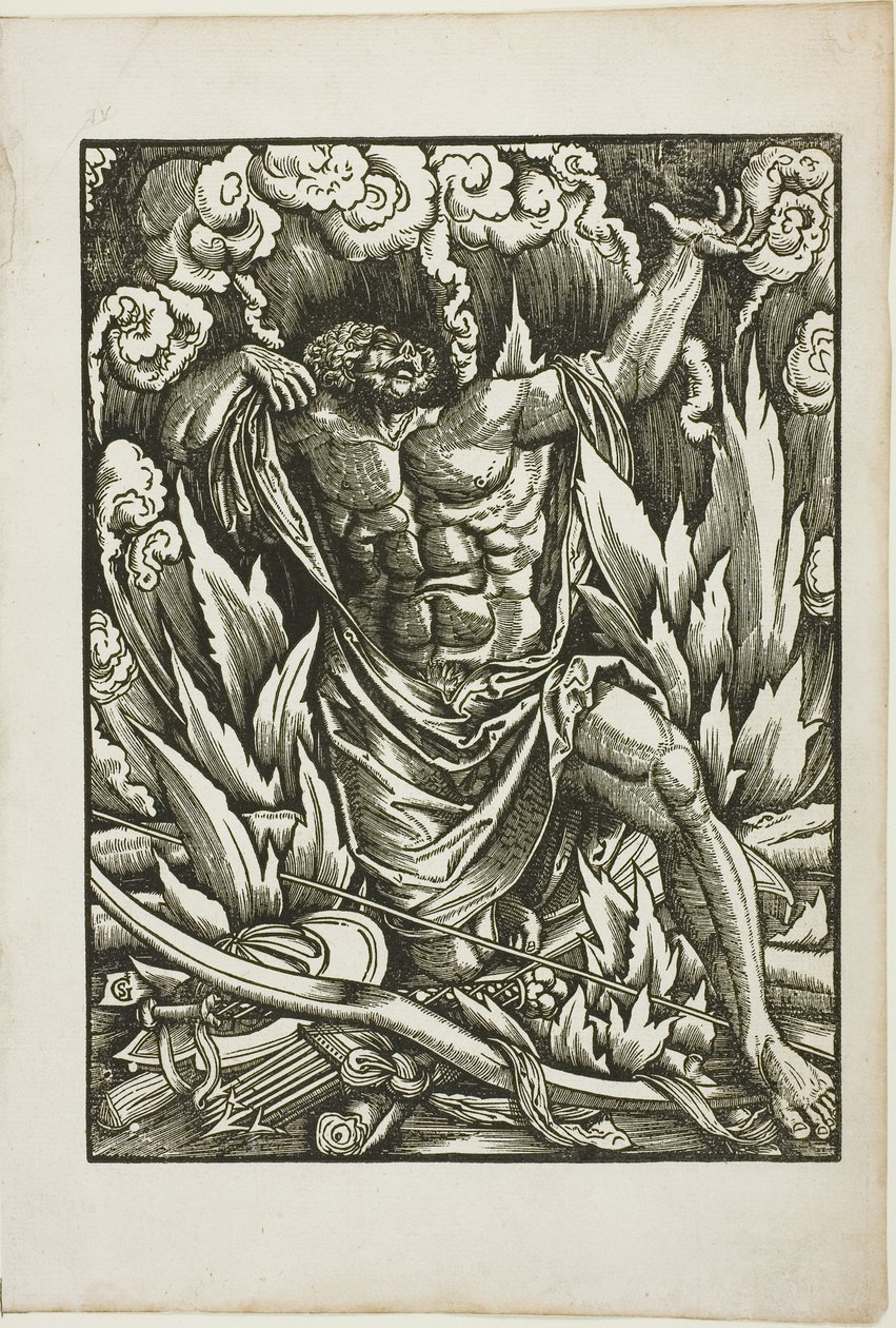 The Labors of Hercules: Hercules on the Pyre av Gabriel Salmon