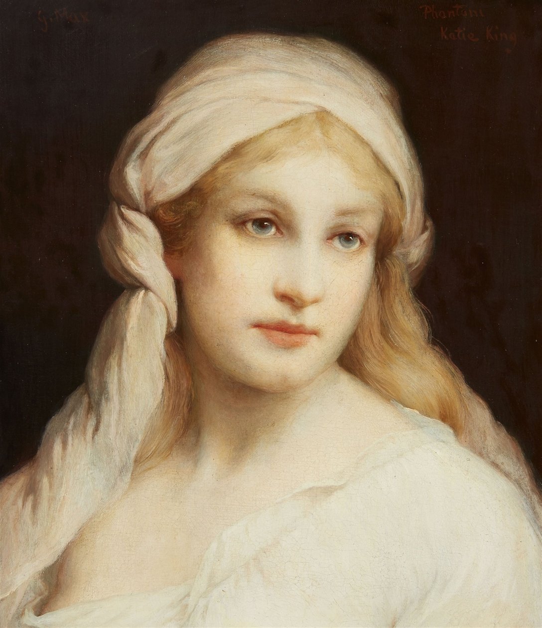 Katie Kings spøkelse, også kjent som Phantom Katie King av Gabriel von Max