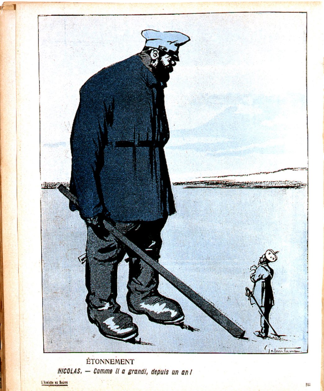 Nicholas II (1868 - 1919) Tsar av Russland fra 1894 av Gabriele (1865 1937) Galantara