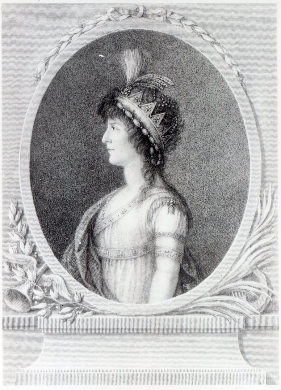 Angelica Catalani, gravert av Francesco Bartolozzi, 1802 av Gaetano Basteris