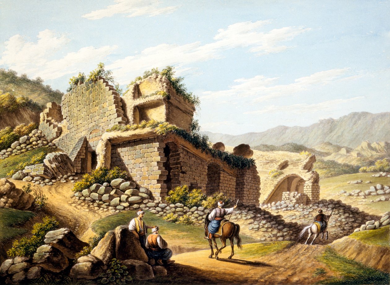 Ruinene av stadion, 1790-tallet av Gaetano Mercati