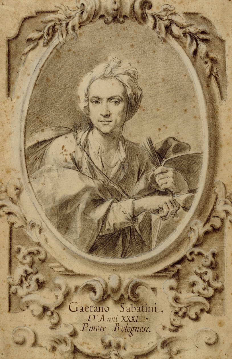 Selvportrett av Gaetano Sabatini