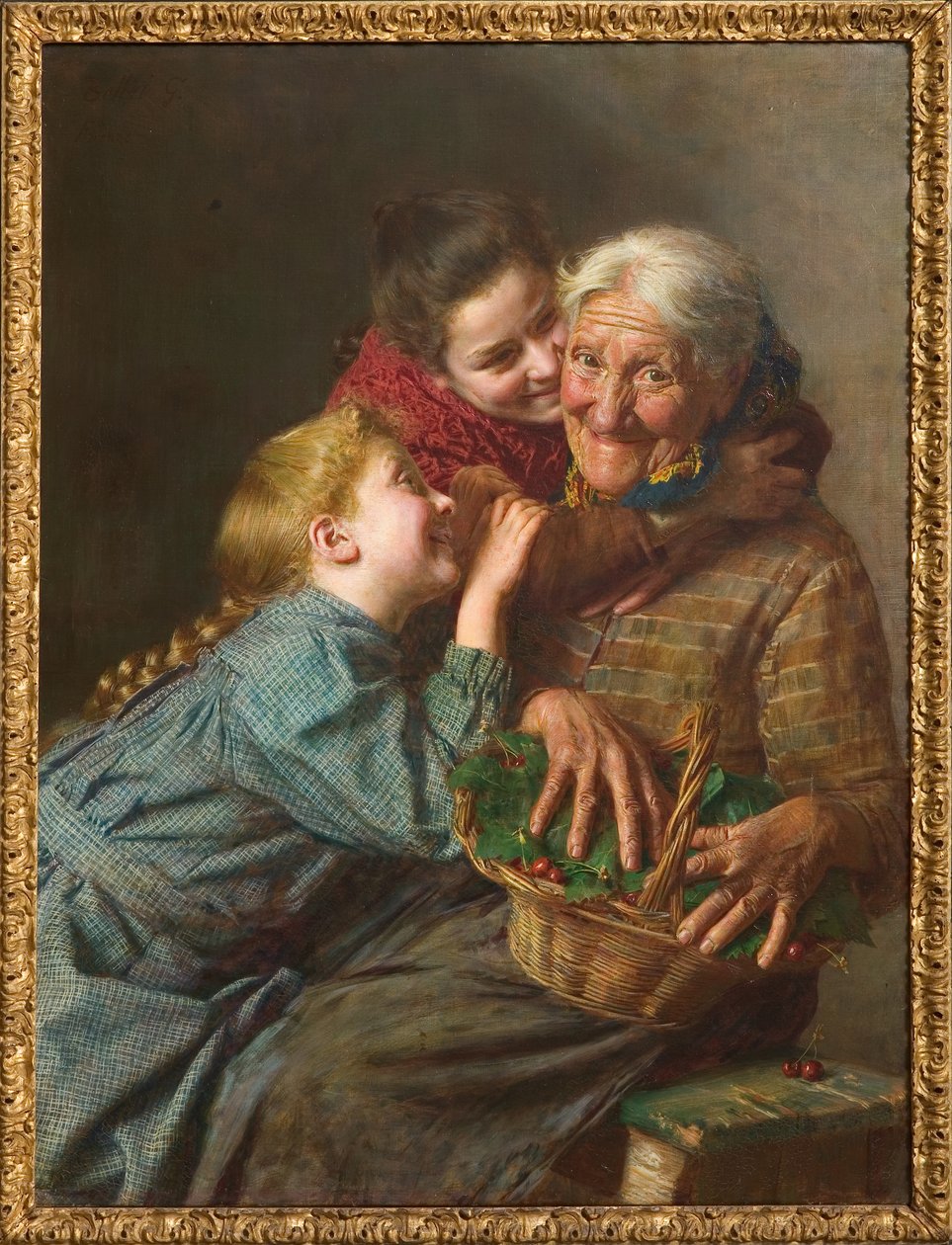 The Welcome Guest 1882 (olje på lerret) av Gaetano Bellei