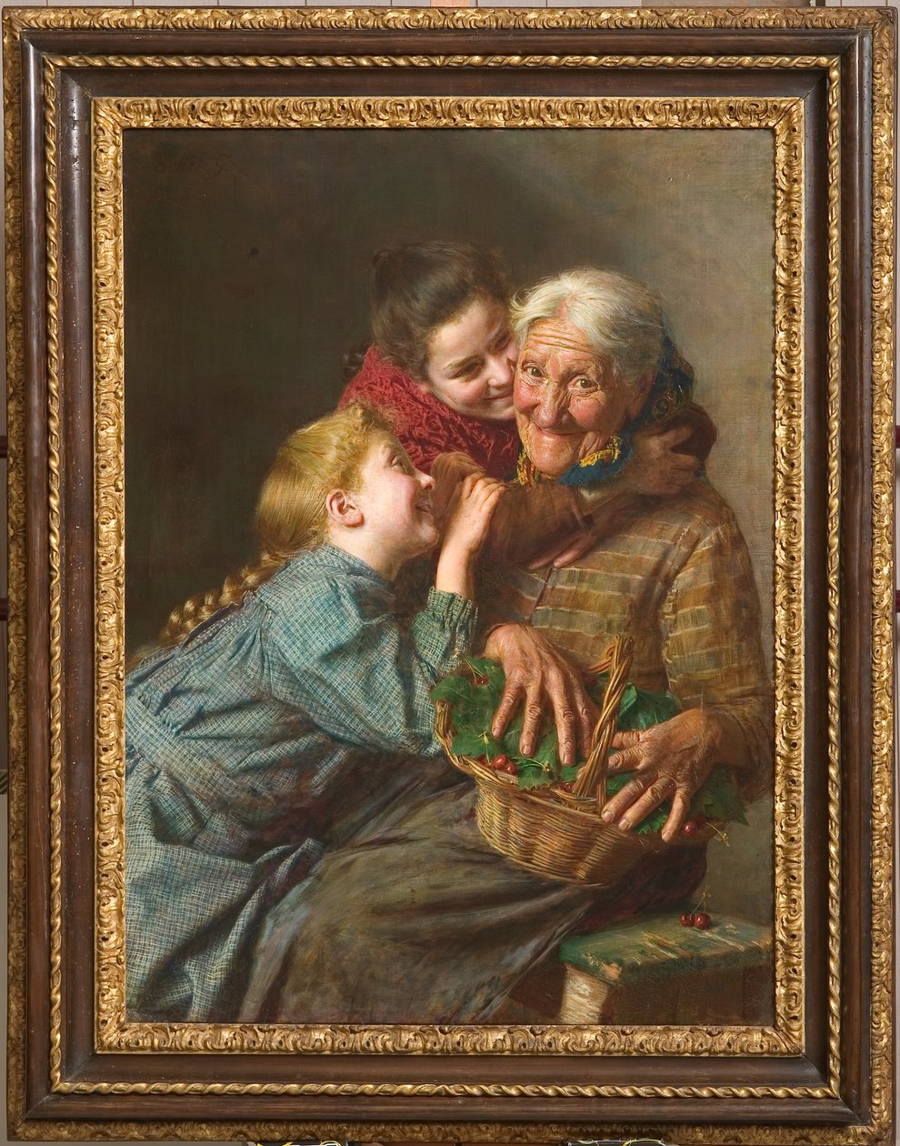 The Welcome Guest 1882 (olje på lerret) av Gaetano Bellei