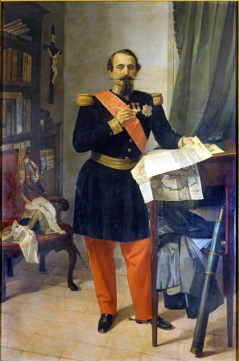 Napoleon III. Maleri av Gaetano Belvederi. 1800-tallet. Bologna av Gaetano Belvederi