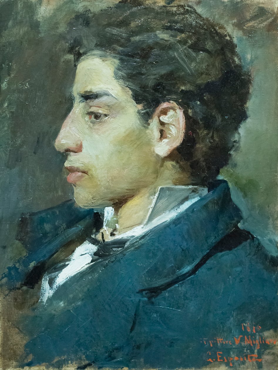Portrett av Vincenzo Migliaro av Gaetano Esposito
