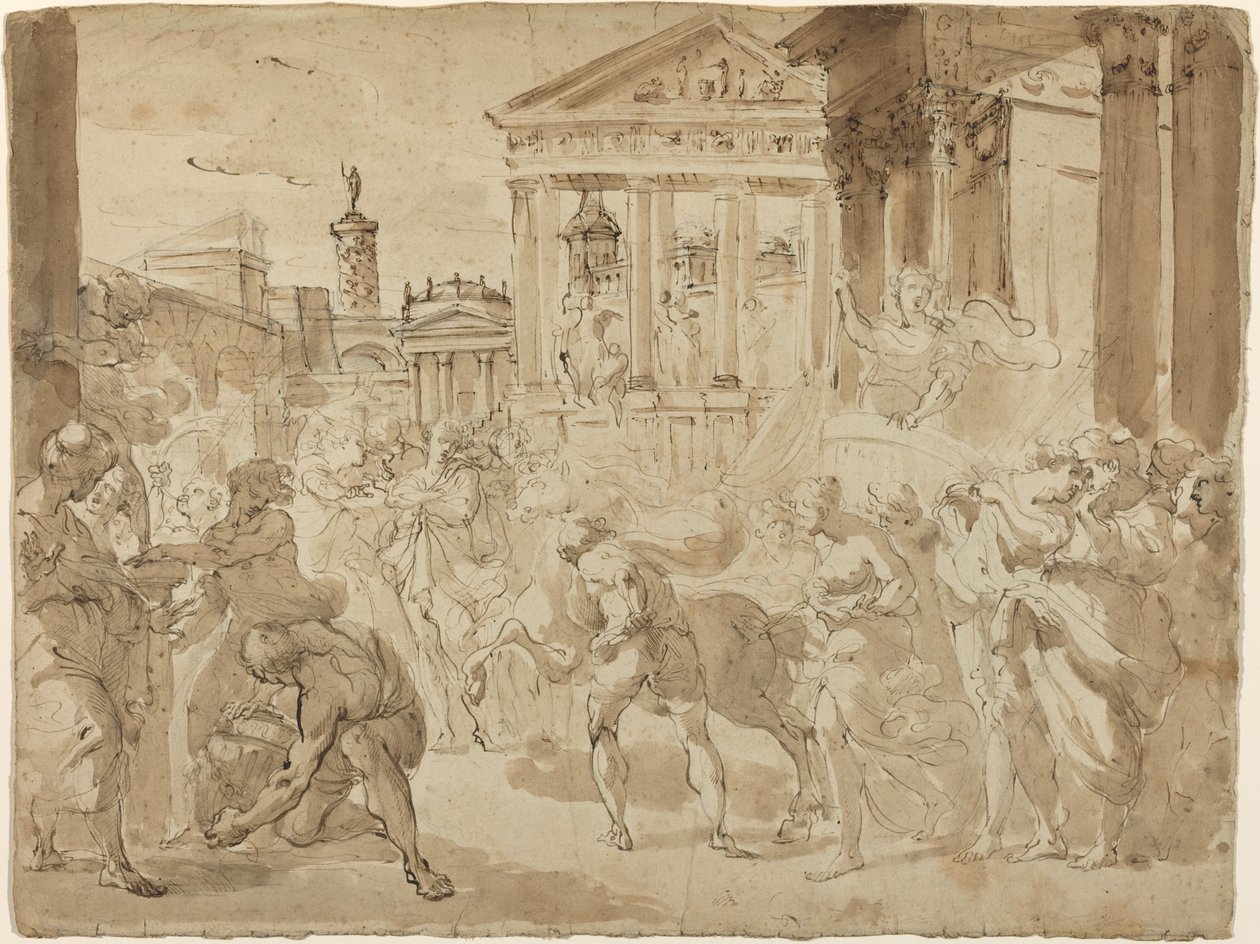 Et triumftog i det gamle Roma av Gaetano Gandolfi