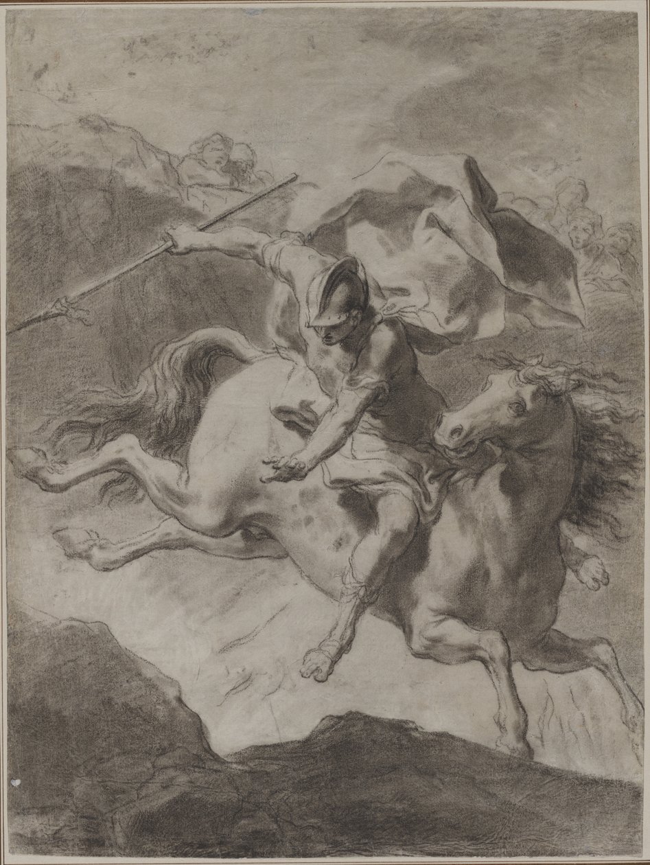 Marcus Curtius død av Gaetano Gandolfi