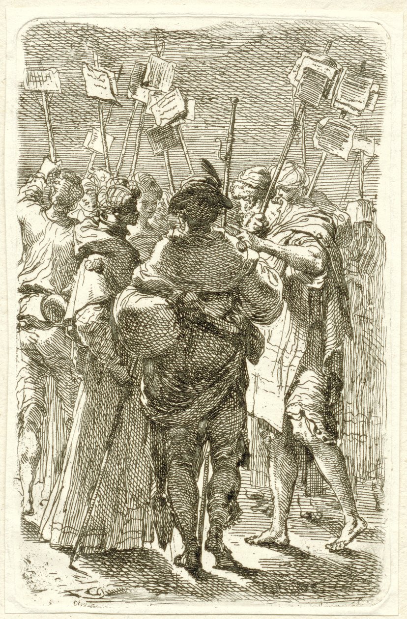pilegrimer av Gaetano Gandolfi