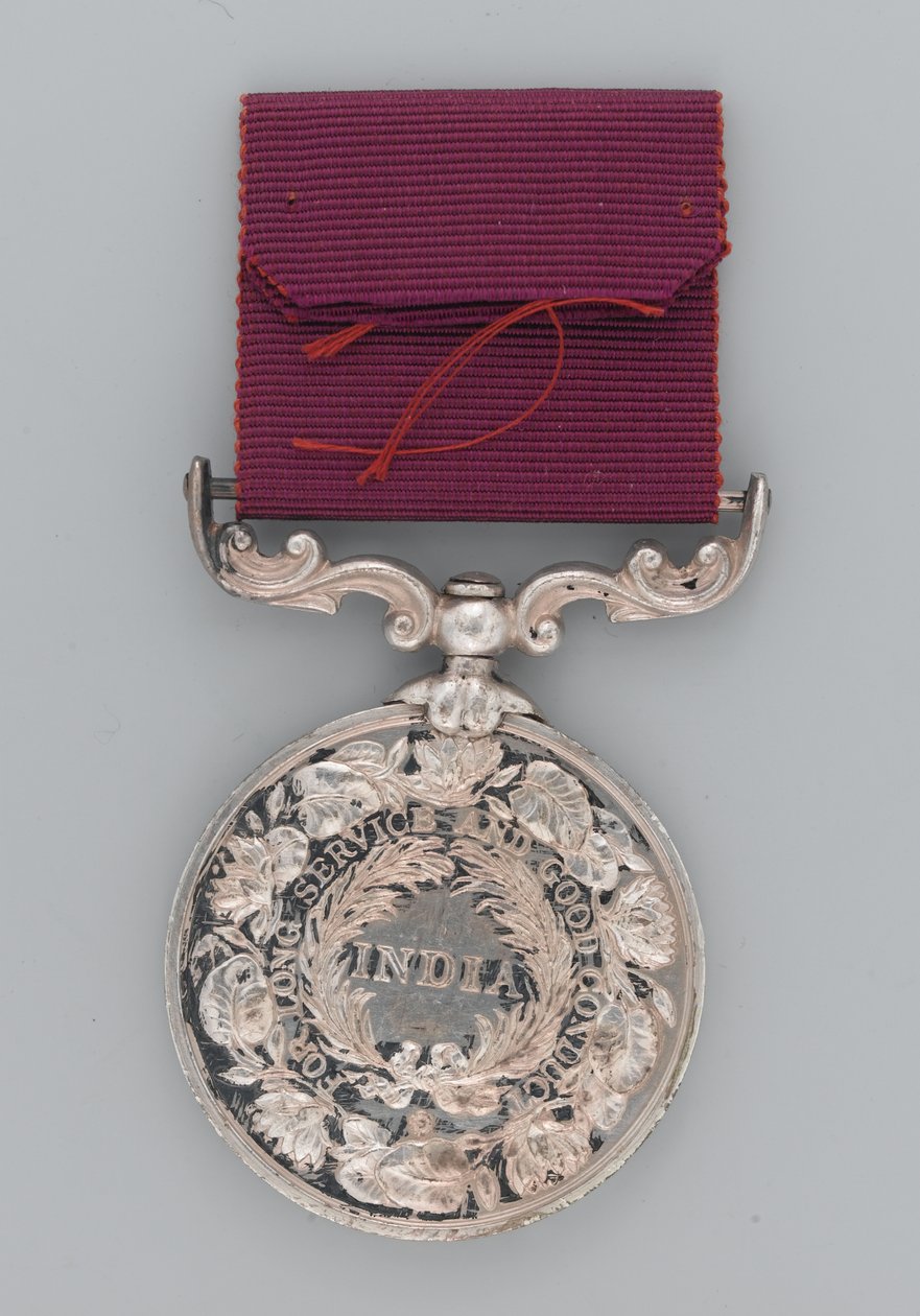 Medalje for lang tjeneste og god oppførsel, Naik Karam Khan av Gaetano Matteo Monti