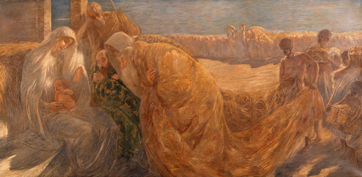 Adoration of the Magi, av Gaetano Previati av Gaetano Previati