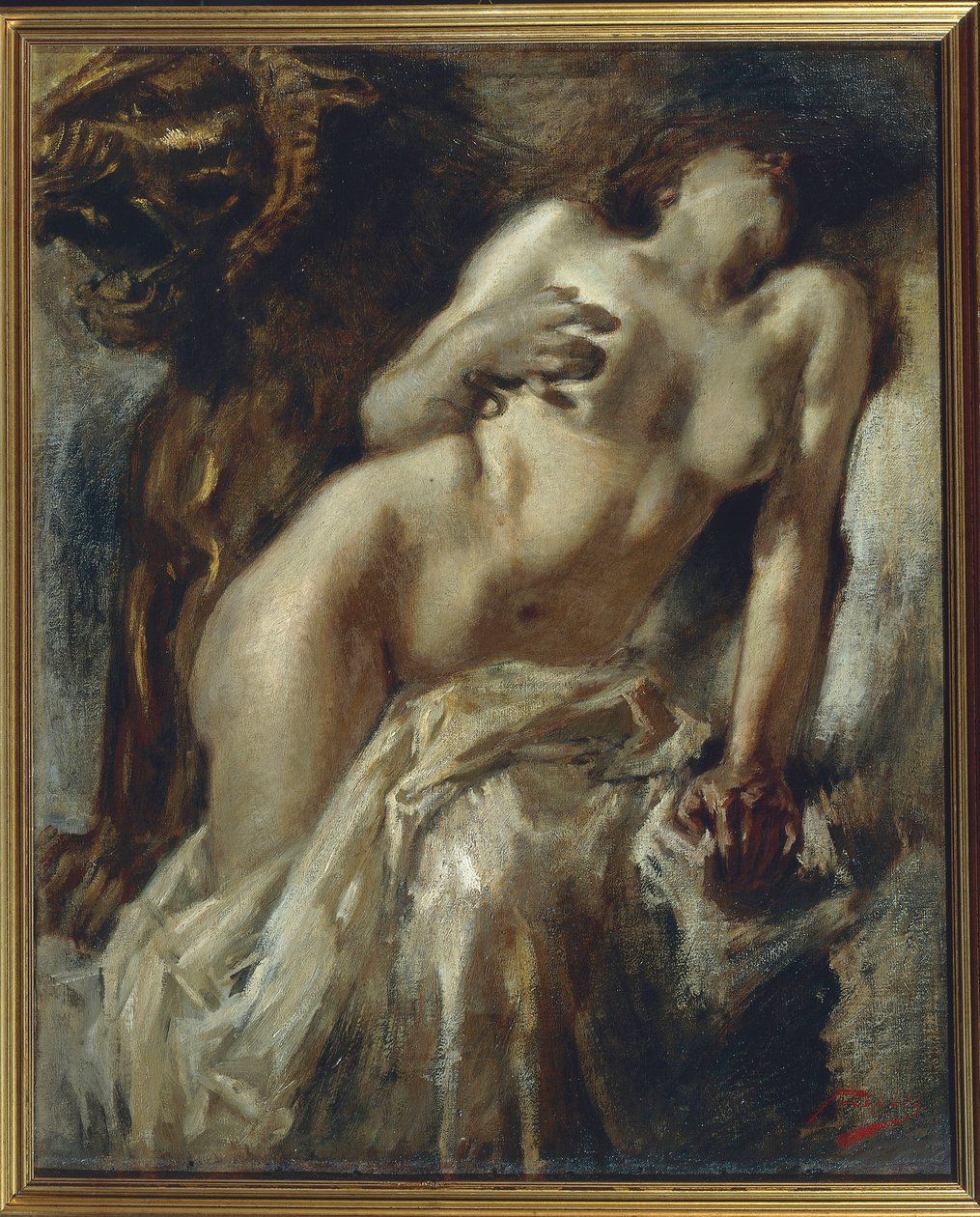 Cleopatra, av Gaetano Previati av Gaetano Previati
