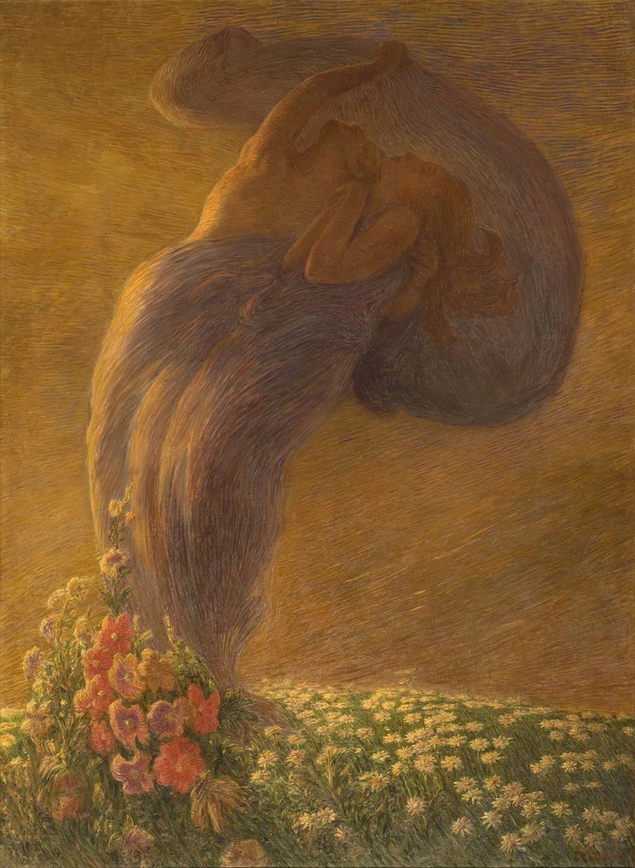 Drømmen Drømmen, 1912. av Gaetano Previati
