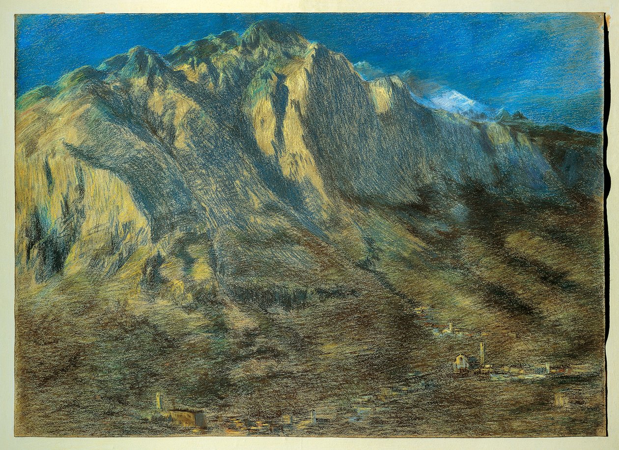 Mount Resegone av Gaetano Previati