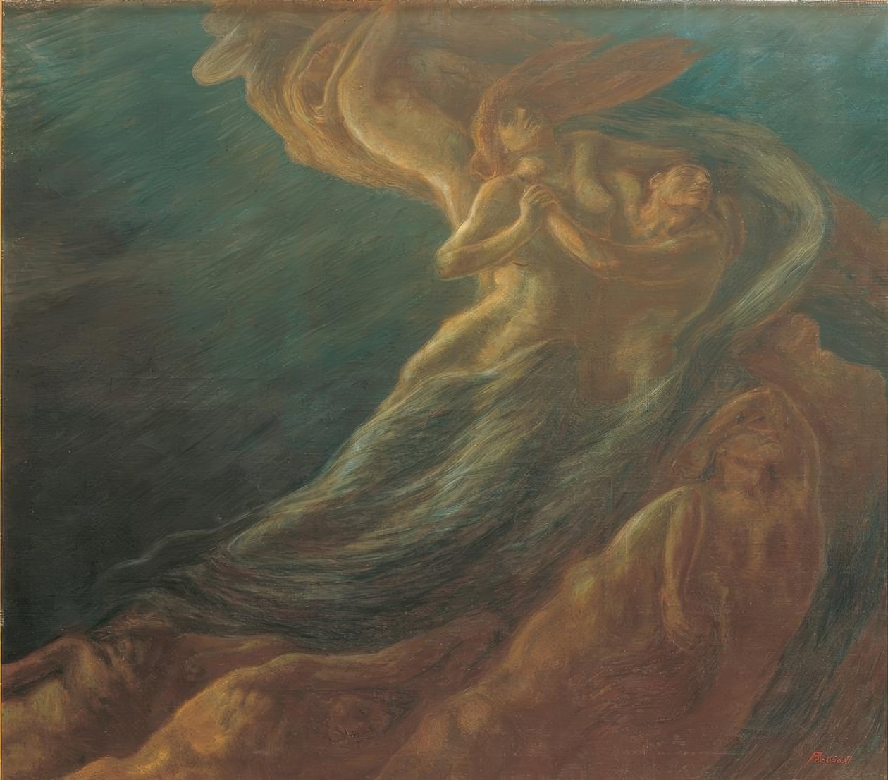 Paolo og Francesca av Gaetano Previati