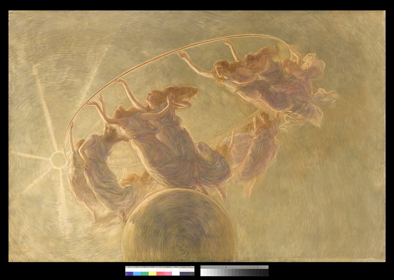 The Dance of the Hours, 1889 (olje og tempera på lerret) av Gaetano Previati