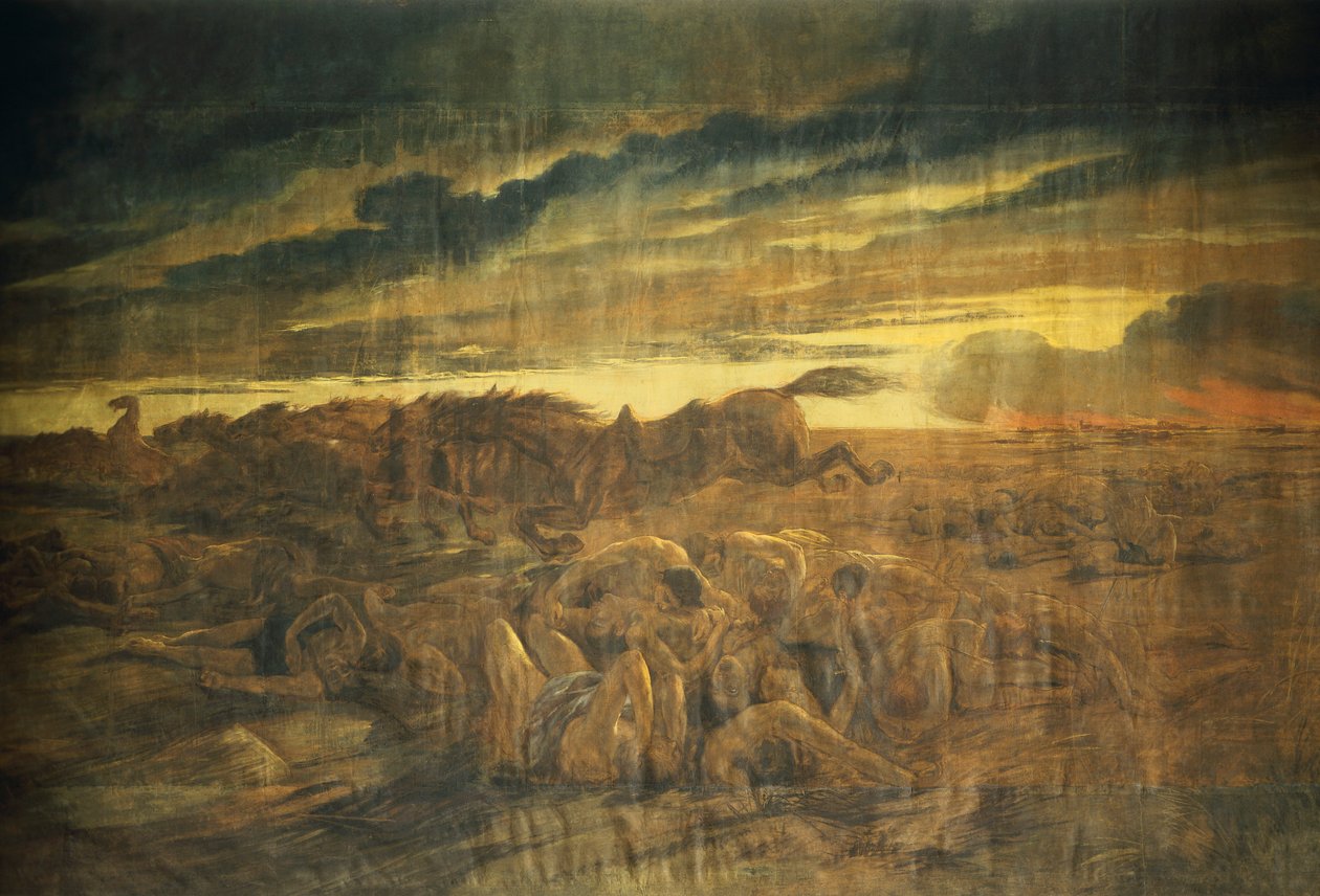 krigens redsler av Gaetano Previati