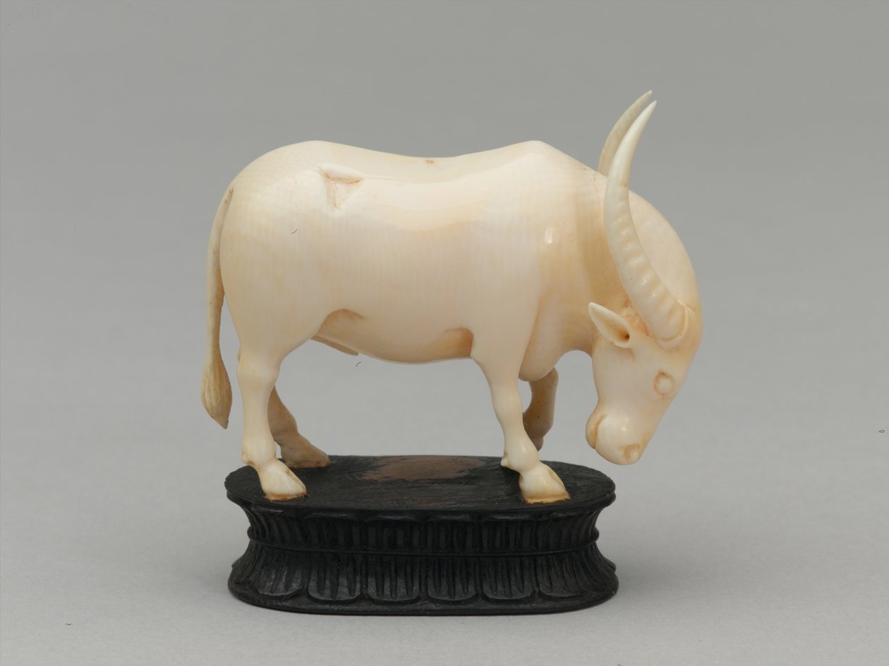 Svart biskop, sjakkbrikke, India, 1820 ca av Gaetano Zancon