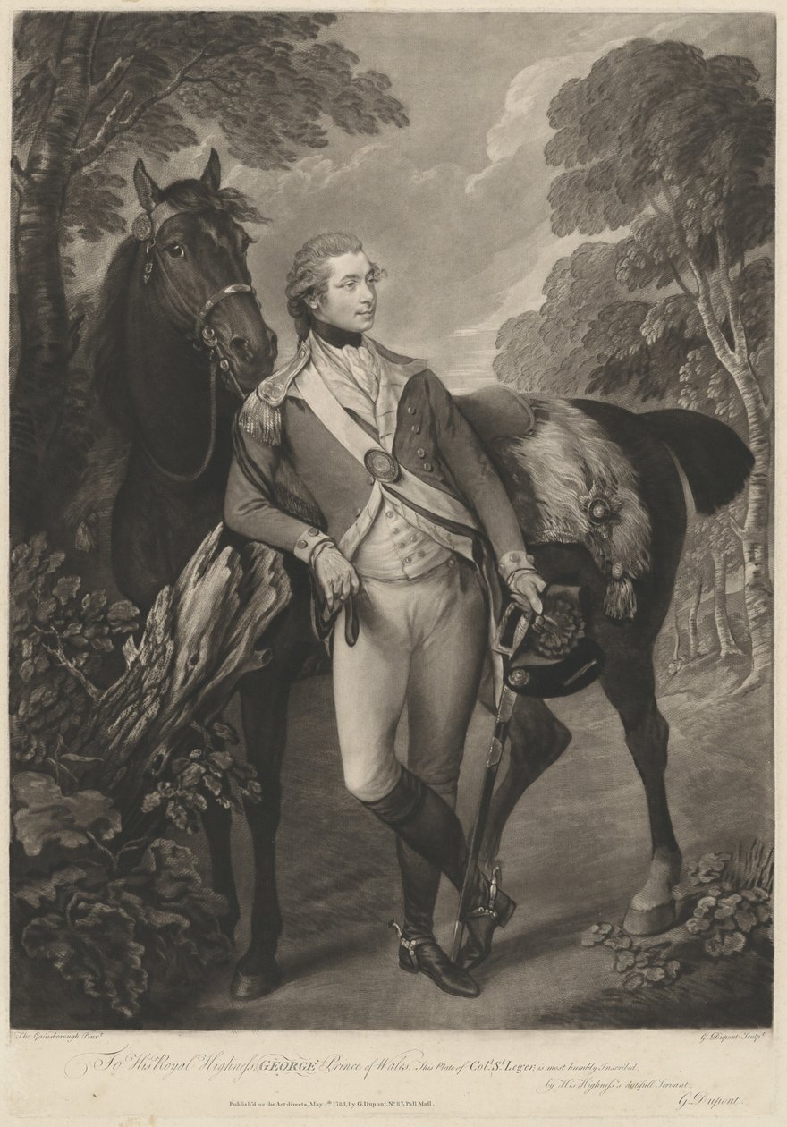 Oberst St. Leger av Gainsborough Dupont after Thomas Gainsborough