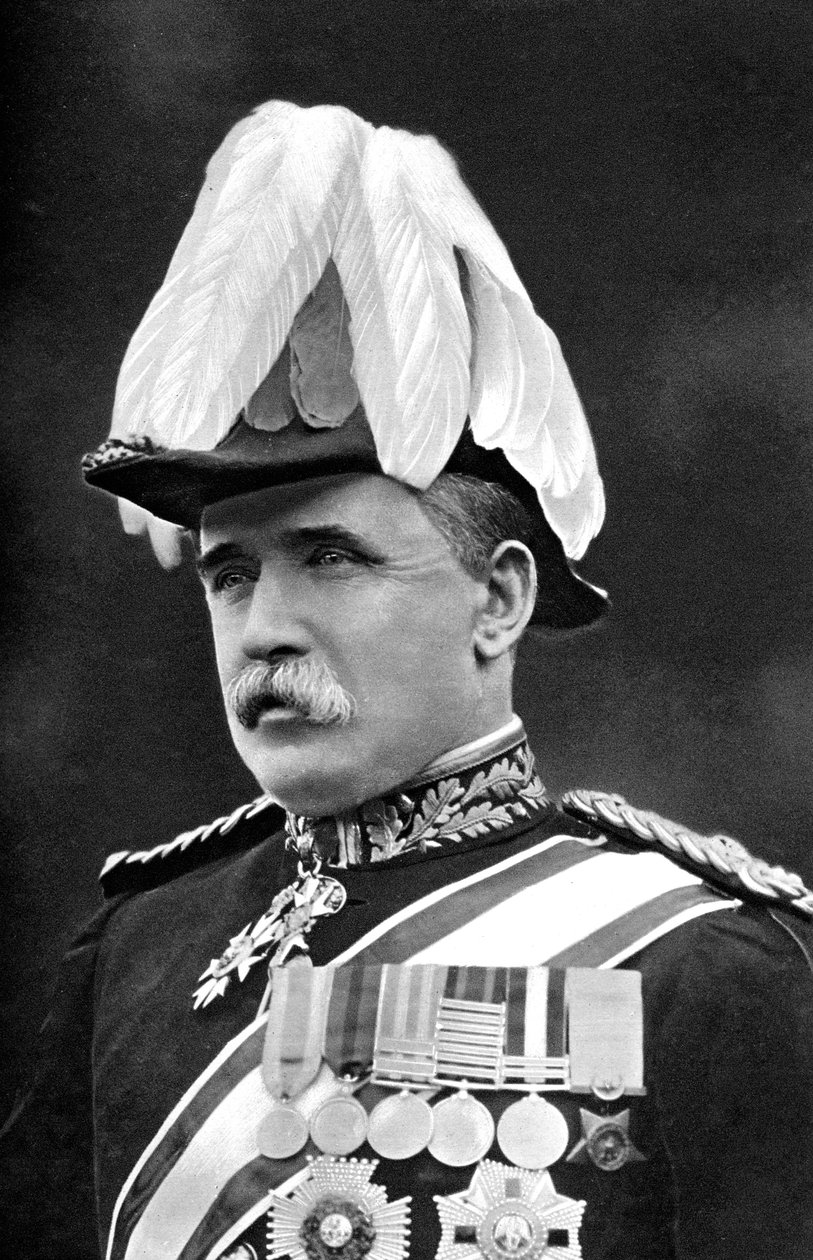 Feltmarskalk Sir John DP French, britisk soldat, første verdenskrig, 1914 av Gale and Polden