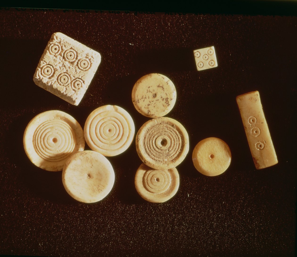 Tellere og terninger, gallo-romersk, andre halvdel av første århundre f.Kr av Gallo Roman
