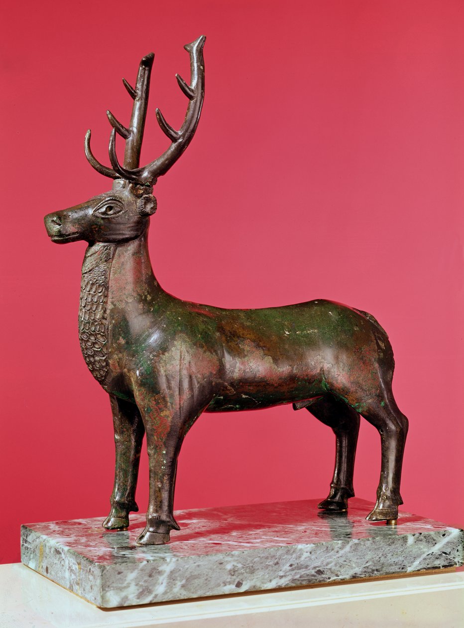 Hjort (bronse) av Gallo Roman