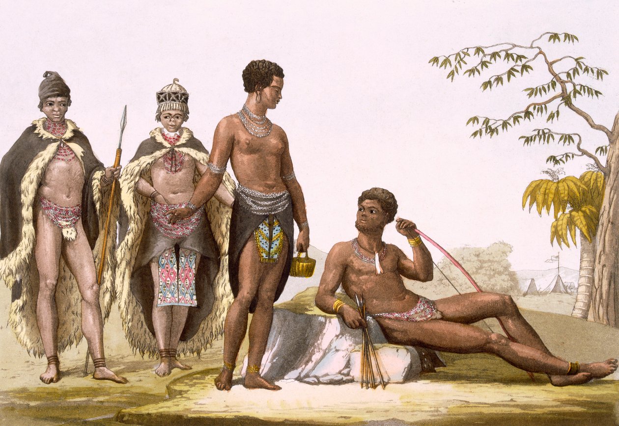 Vol II Gonqui Hottentots of the Cape, c1820-39. av Gallo Gallina
