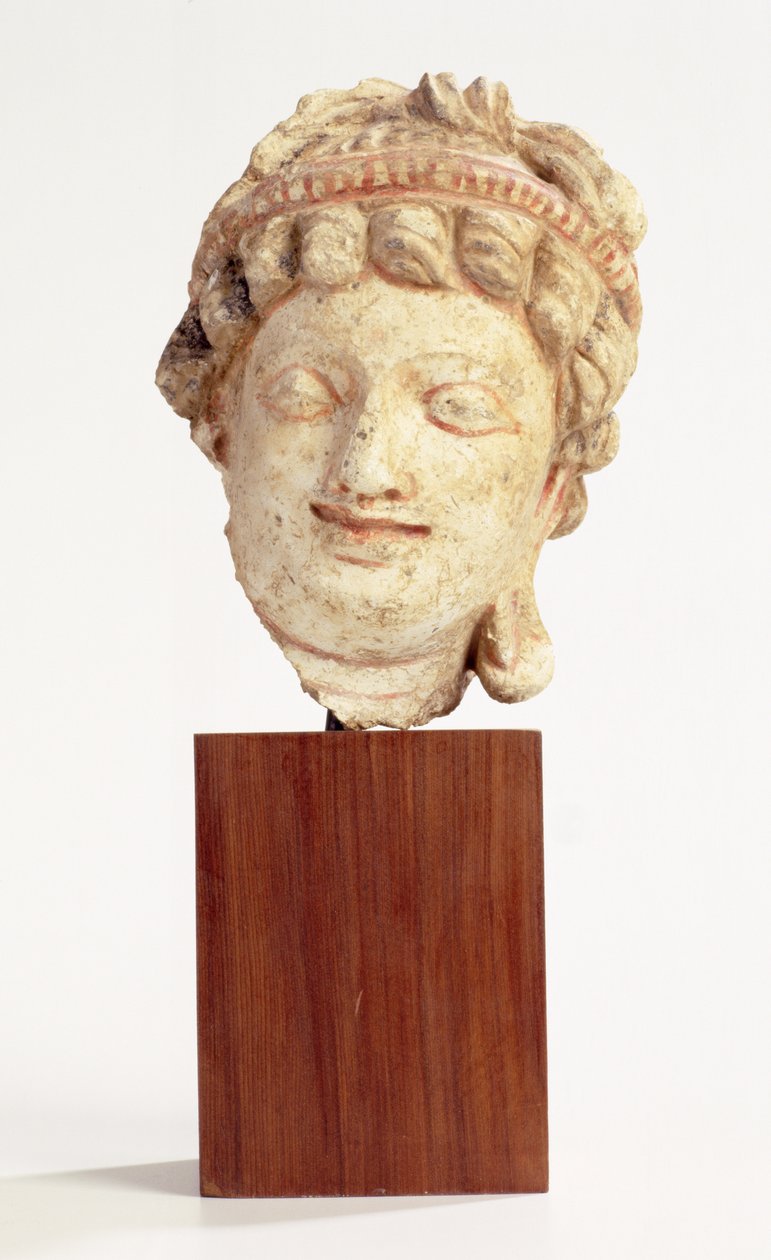 Bodhisattva, 100-200 (stukk) av Gandhara School