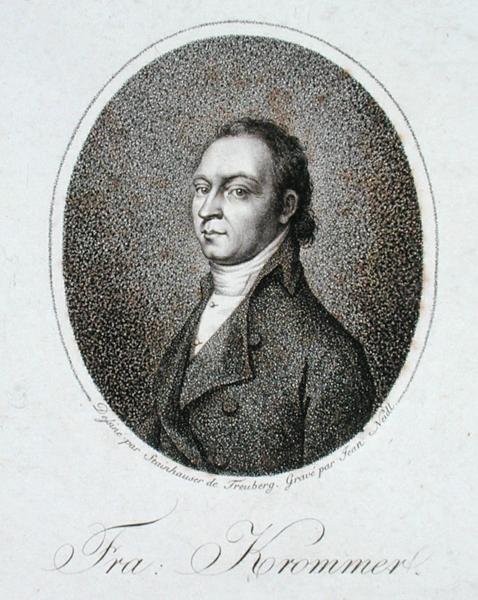 Franz Krommer (1759-1831) gravert av Jean Neidl (gravering) av Gandolph Ernst (after) Stainhauser
