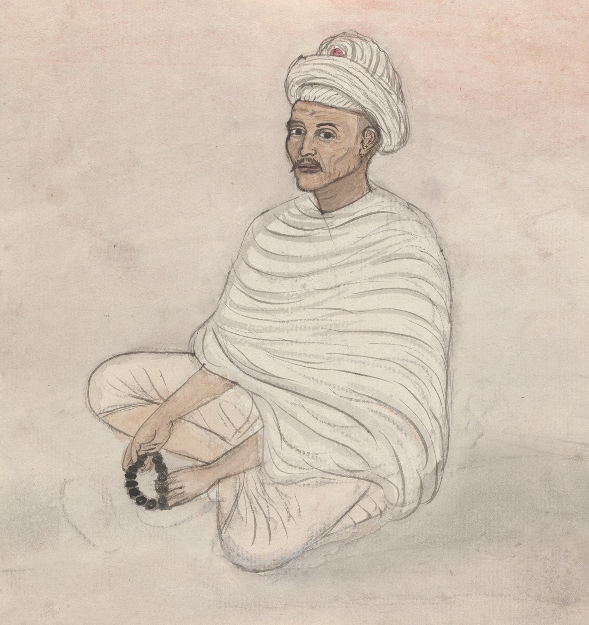 En bedende mann av Gangaram Chintaman Tambat