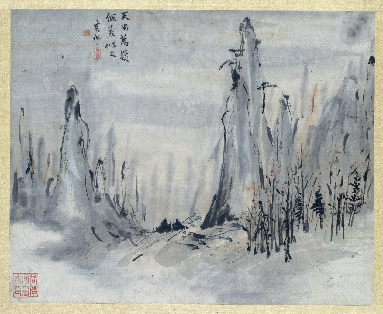 Maleri av Gao Qipei