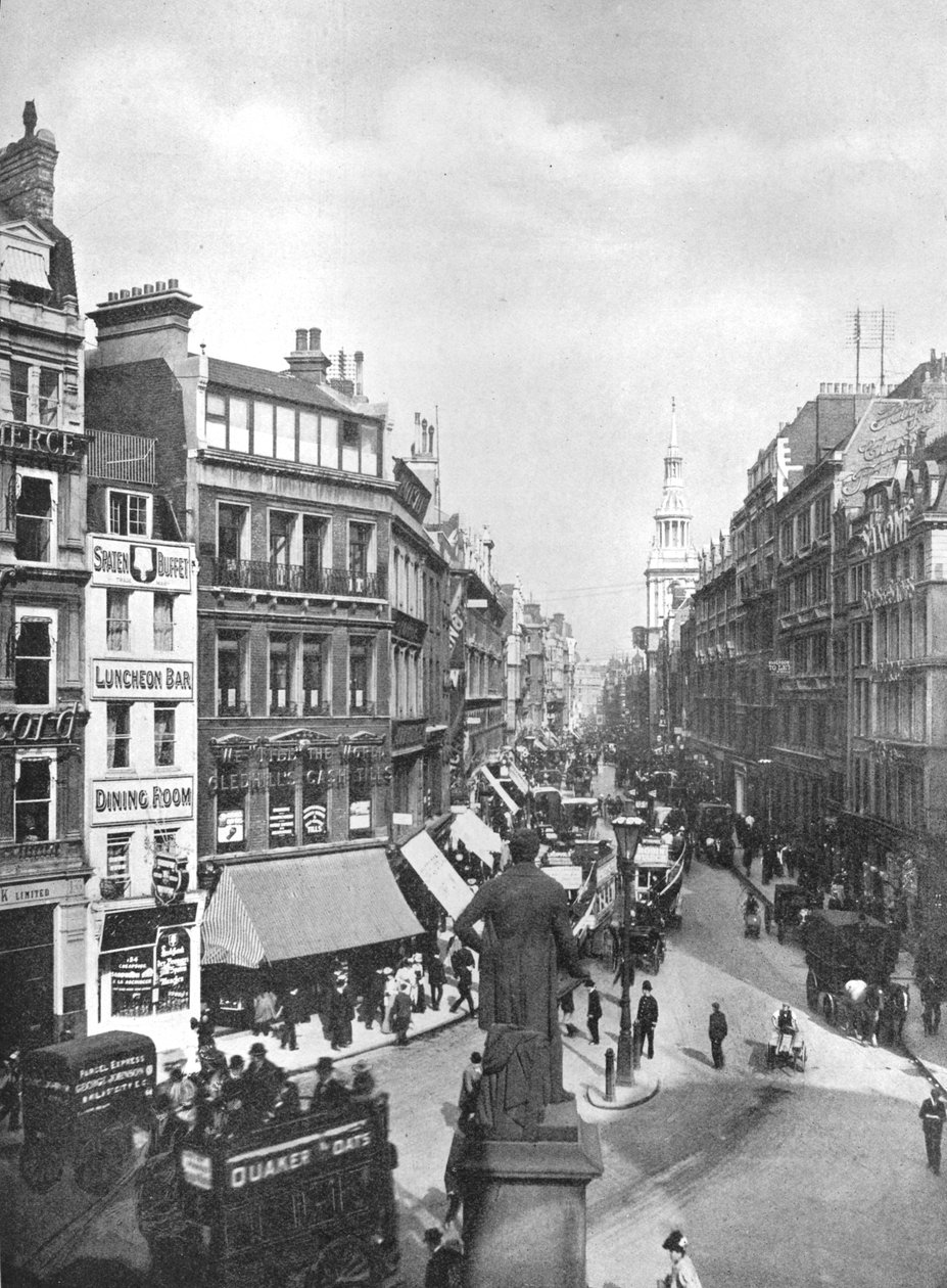 Cheapside, London, 1910 av Garratt and Atkinson