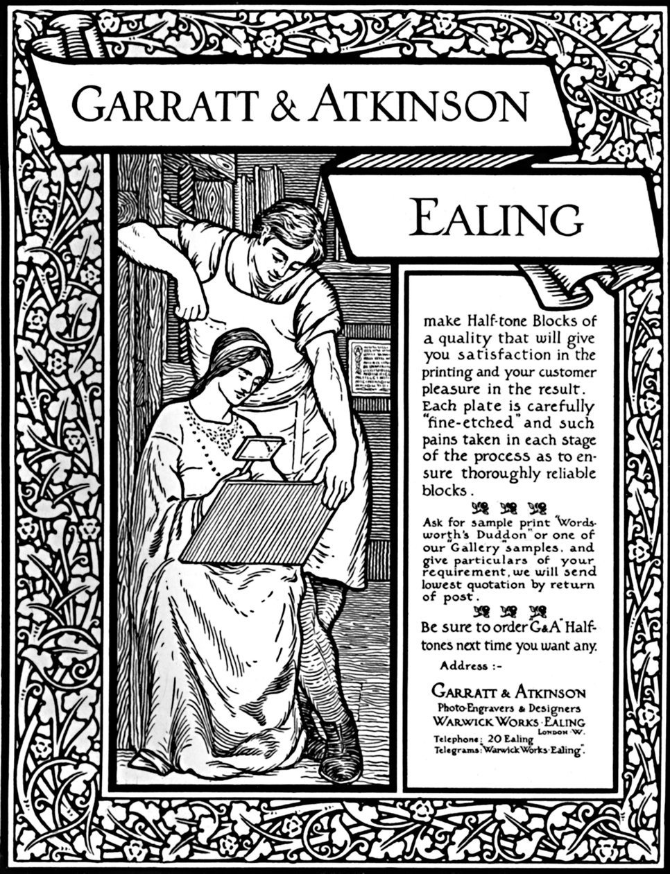 Garratt & Atkinson-annonse, 1907 av Garratt and Atkinson