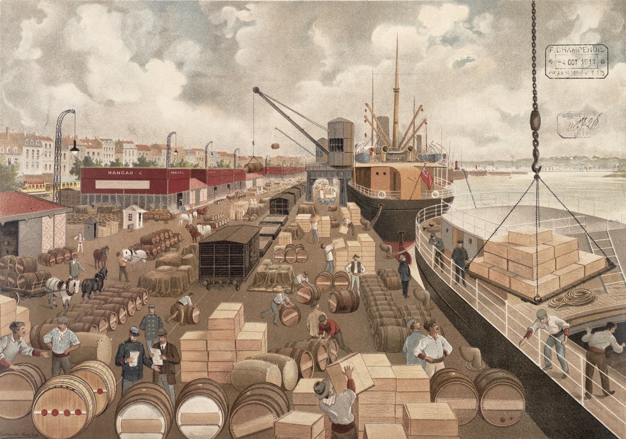 Havnen i Bordeaux av Garrouste Harribey Garrouste Harribey