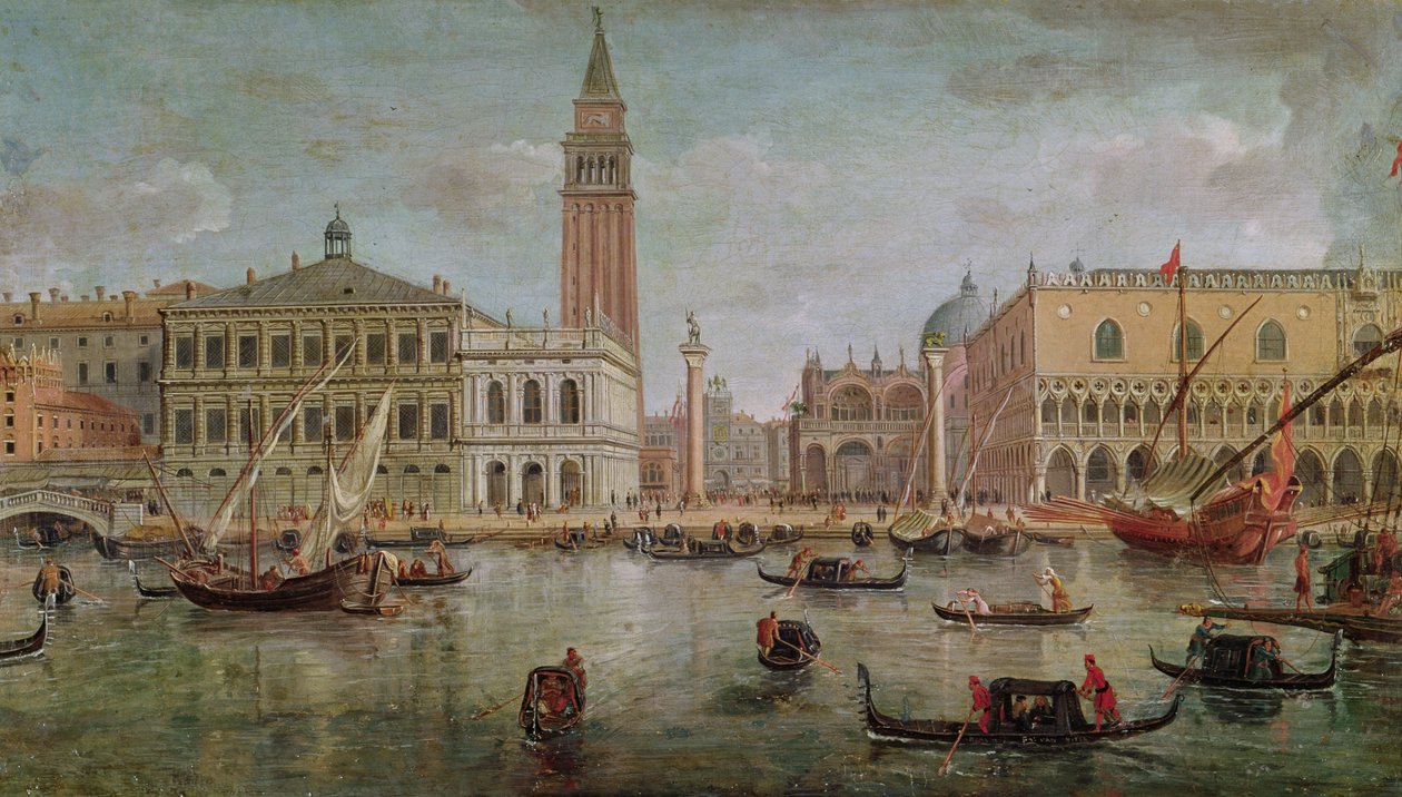 Utsikt over Venezia, 1719 av Gaspar van Wittel