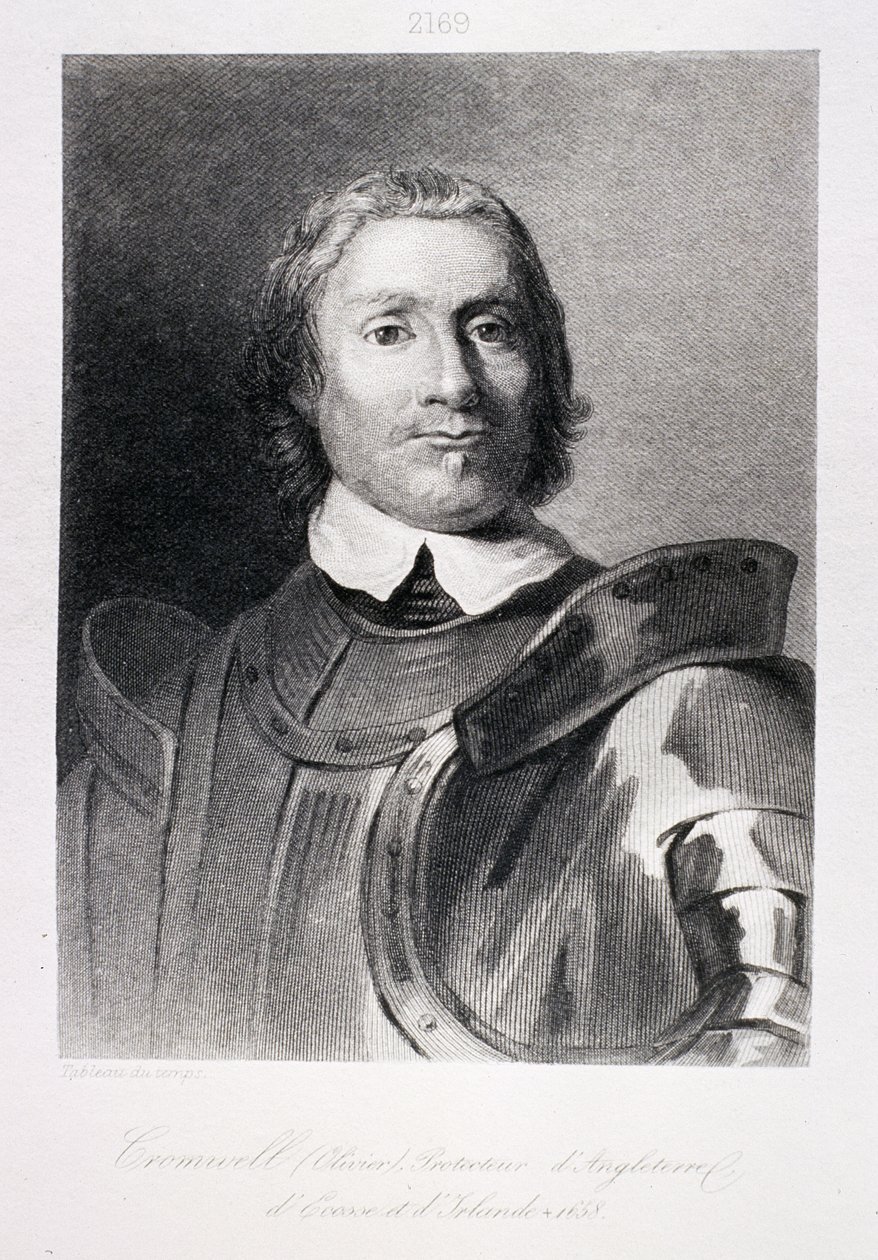 Oliver Cromwell (1599-1658), Lord Protector av England, Skottland og Irland (se også 38815) av Gaspar De Crayer
