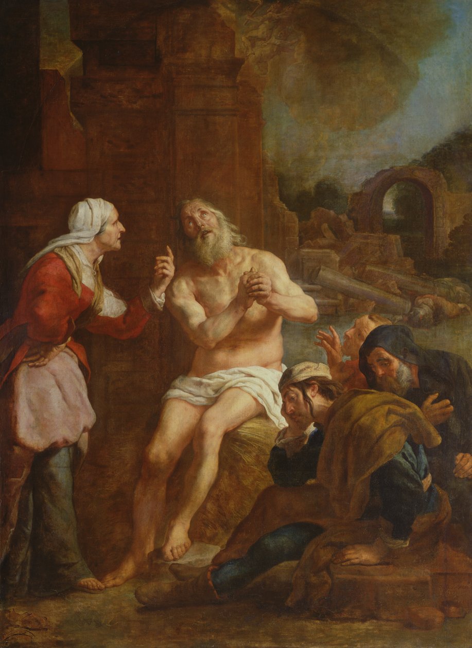 Job møtte motgang, 1619 av Gaspar De Crayer