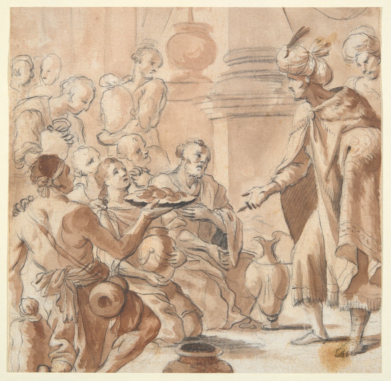 Joseph distribuerer hvete av Gaspar De Crayer